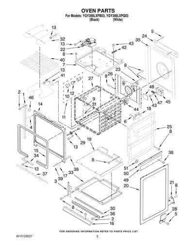 OVEN PARTS