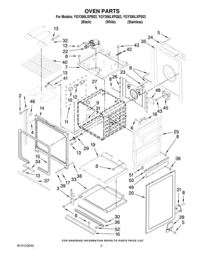 OVEN PARTS