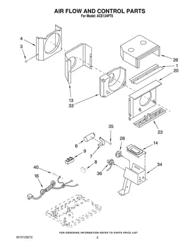 AIR FLOW AND CONTROL PARTS