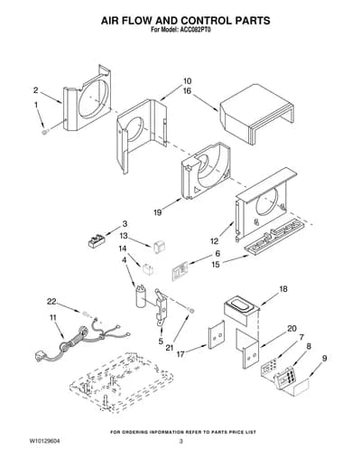 AIR FLOW AND CONTROL PARTS