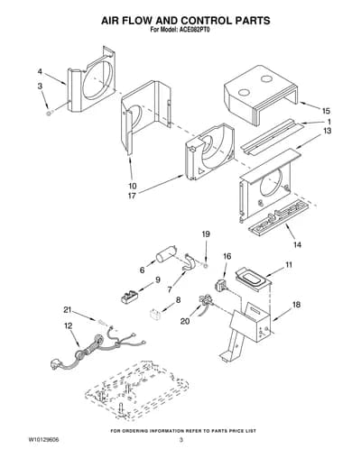 AIR FLOW AND CONTROL PARTS