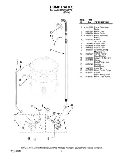 PUMP PARTS