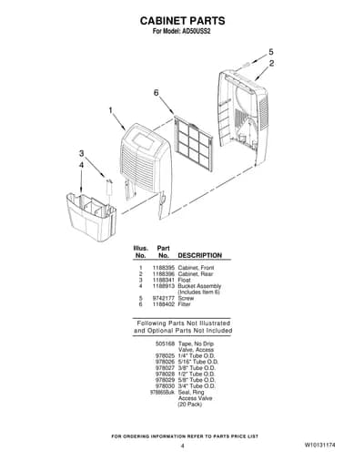 CABINET PARTS