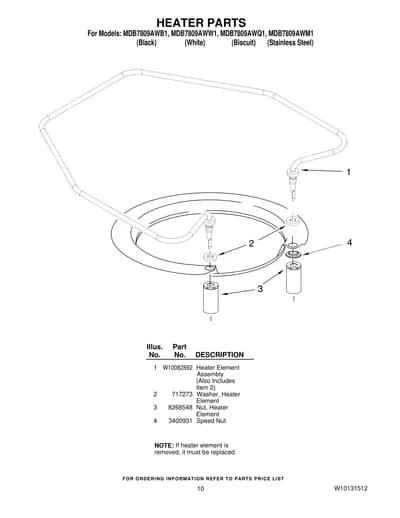 HEATER PARTS