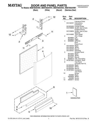 DOOR AND PANEL PARTS