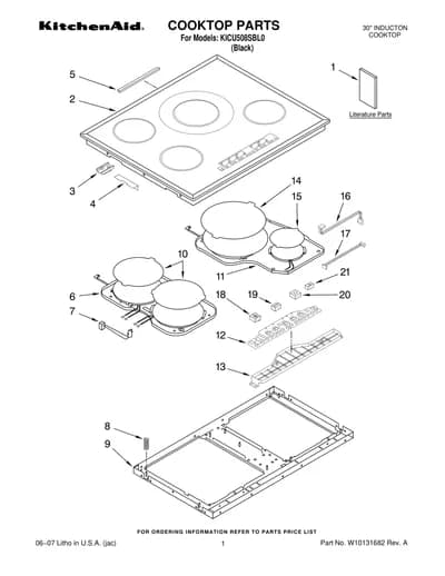 COOKTOP PARTS
