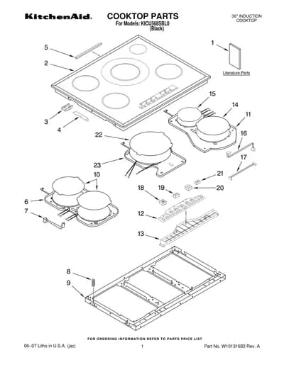 COOKTOP PARTS