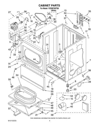 CABINET PARTS