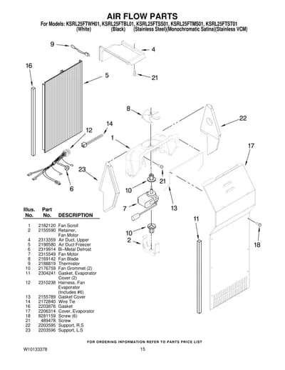 AIR FLOW PARTS
