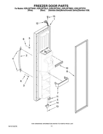 FREEZER DOOR PARTS