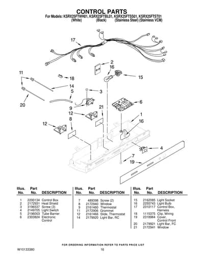 CONTROL PARTS
