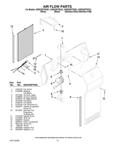 AIR FLOW PARTS