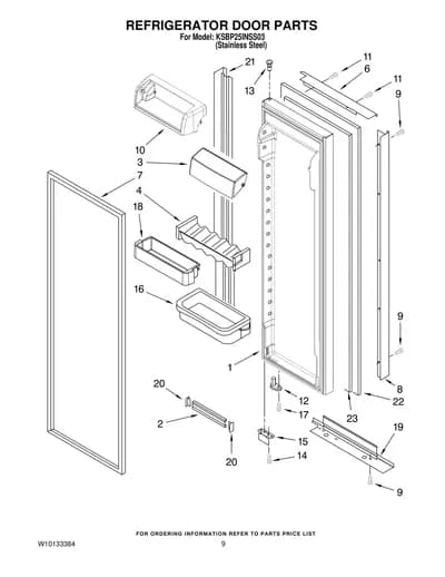REFRIGERATOR DOOR PARTS