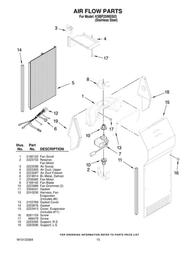 AIR FLOW PARTS