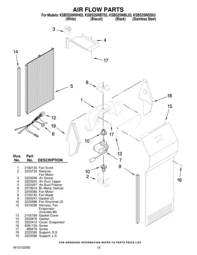 AIR FLOW PARTS