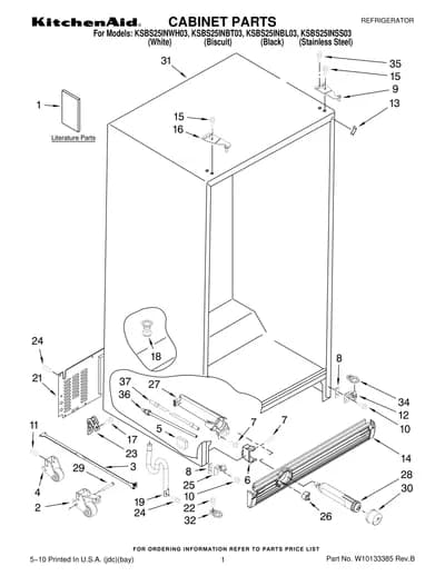 CABINET PARTS
