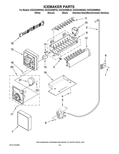 ICEMAKER PARTS