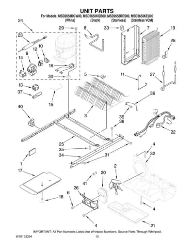UNIT PARTS