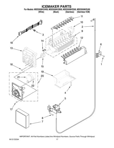 ICEMAKER PARTS