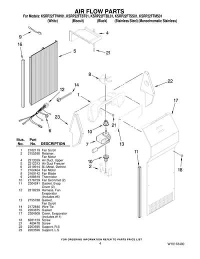 AIR FLOW PARTS