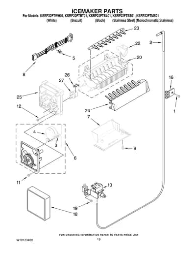 ICEMAKER PARTS