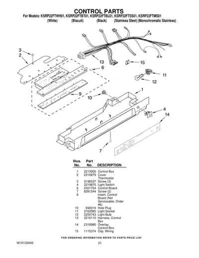 CONTROL PARTS