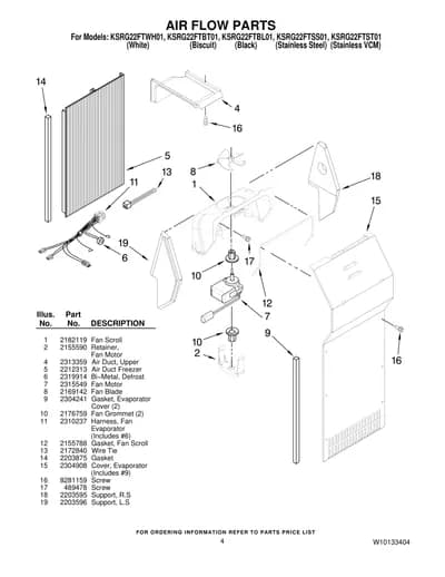 AIR FLOW PARTS