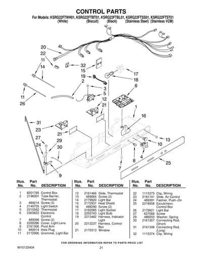 CONTROL PARTS