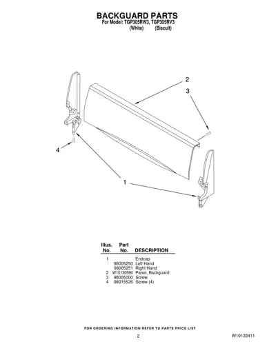 BACKGUARD PARTS