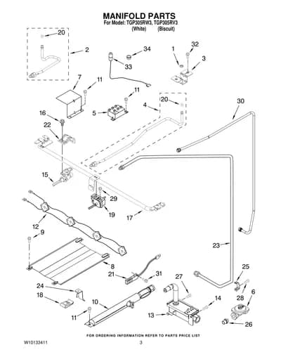 MANIFOLD PARTS