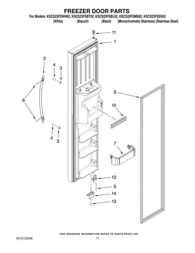 FREEZER DOOR PARTS