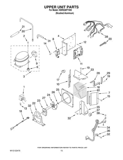 UPPER UNIT PARTS