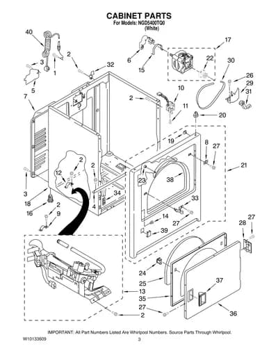 CABINET PARTS