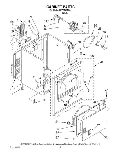 CABINET PARTS