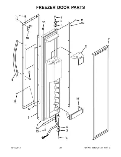 FREEZER DOOR PARTS