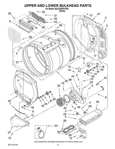 UPPER AND LOWER BULKHEAD PARTS