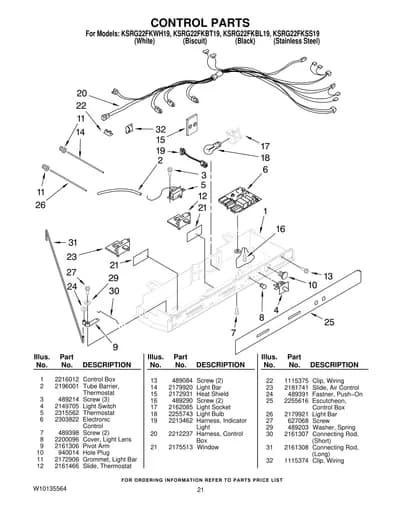 CONTROL PARTS