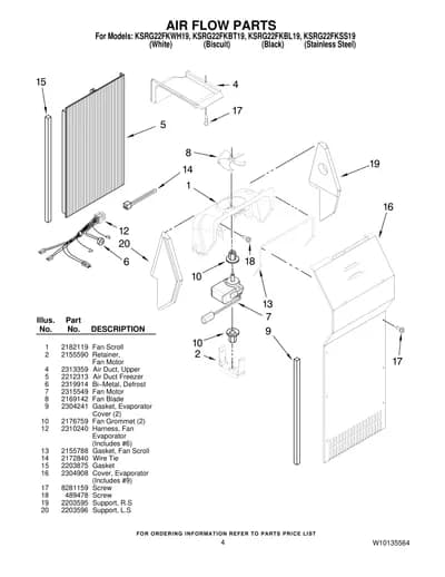 AIR FLOW PARTS