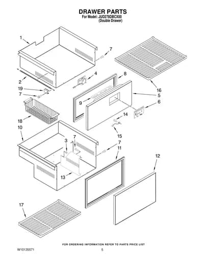 DRAWER PARTS