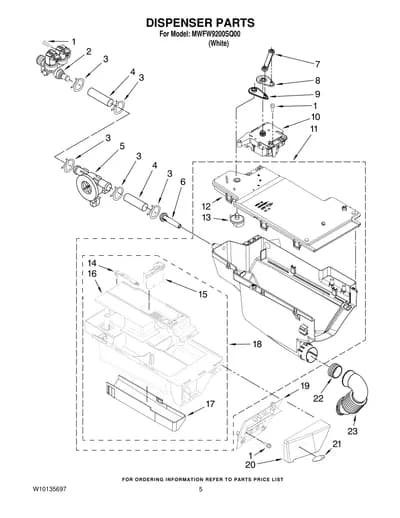DISPENSER PARTS