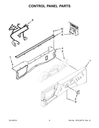 CONTROL PANEL PARTS