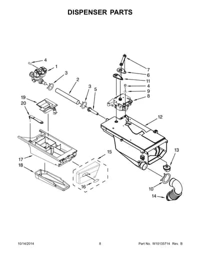 DISPENSER PARTS