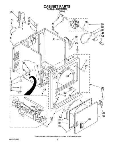 CABINET PARTS