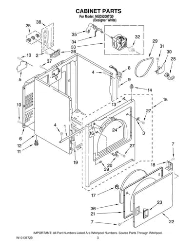 CABINET PARTS