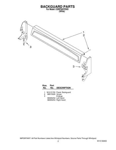 BACKGUARD PARTS