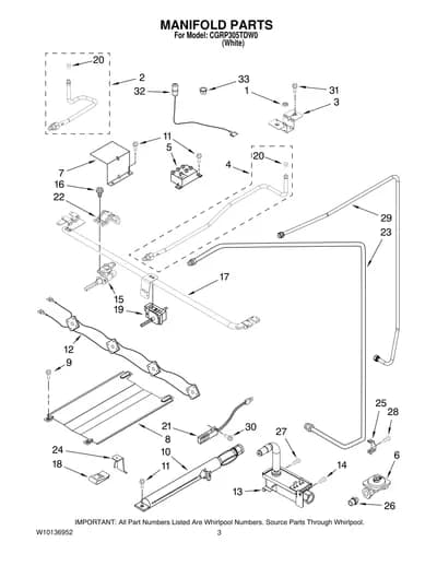 MANIFOLD PARTS