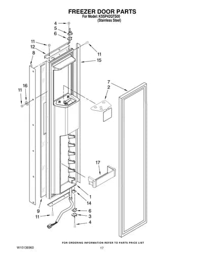 FREEZER DOOR PARTS