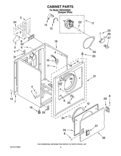 CABINET PARTS