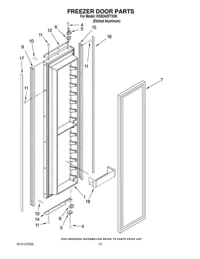 FREEZER DOOR PARTS