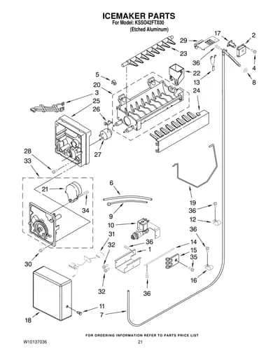 ICEMAKER PARTS